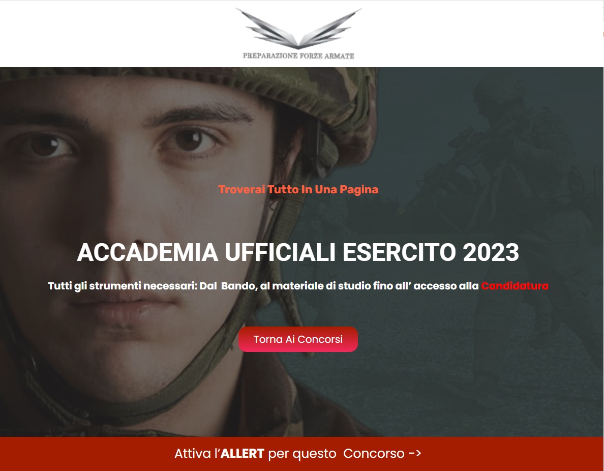 Il concorso Accademia Esercito. Dal Bando alle Prove Preparazione