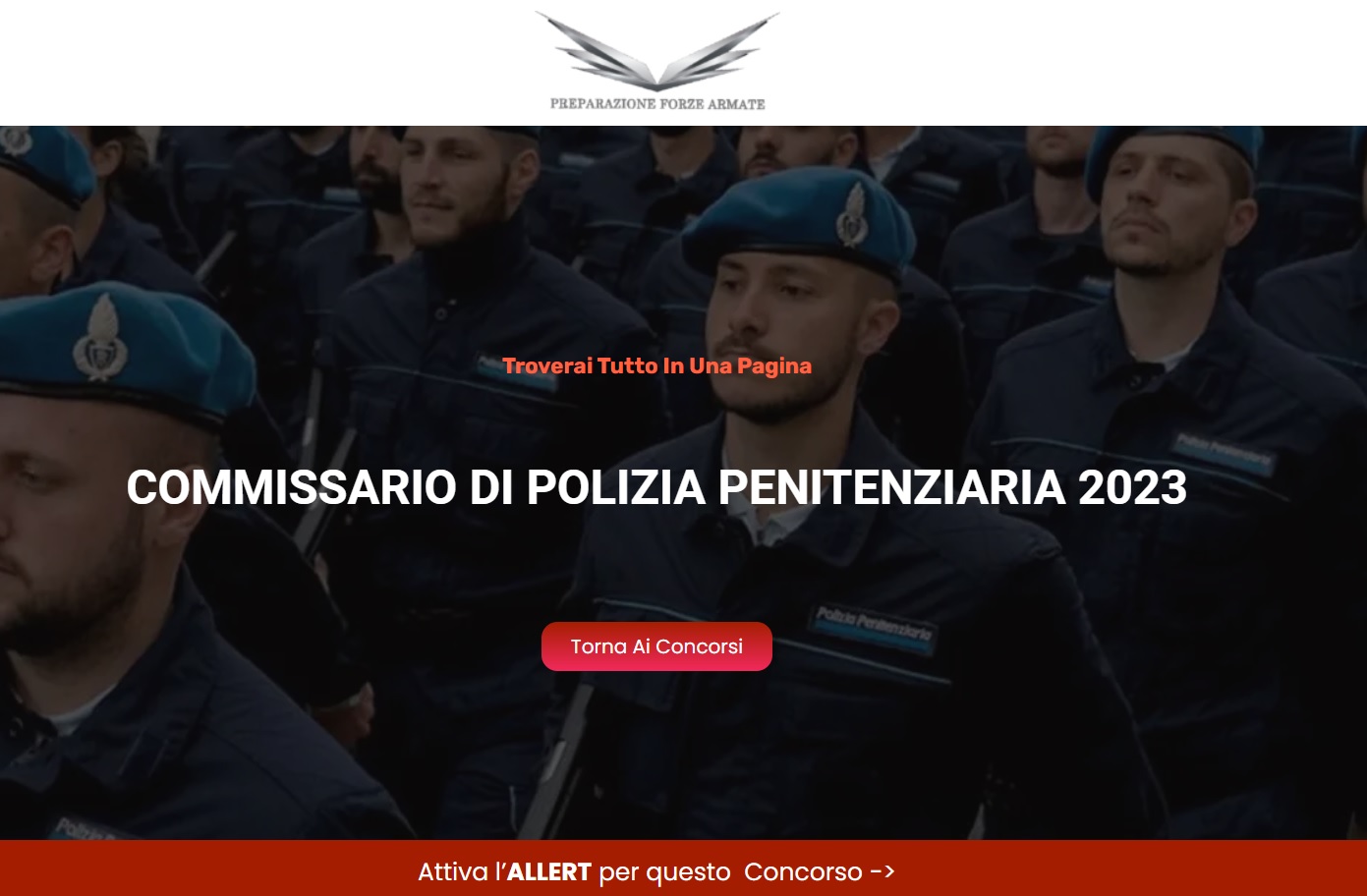 Concorso Commissario di Polizia Penitenziaria 2023 Preparazione Forze